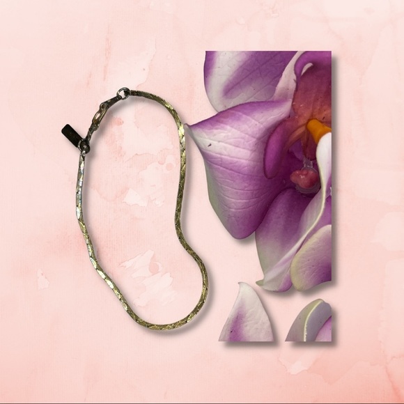 Vintage 14k Gold Plated Interlocking Chain Bracelet - 7 1/2 Inches (GUC) - Picture 2 of 3